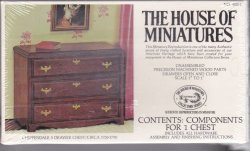 The House Of Miniatures Chippendale 3 Drawer Chest