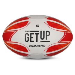 Club Trainer Hand-stitched Match Rugby Ball - Size 4&5