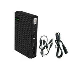 MINI Dc Ups For Wifi Router Backup Power Supply - 10400MAH - Black