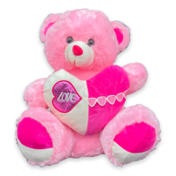 - Large Pink Love Bear - Teddy Bear Plush Toy