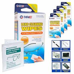 120 Lens Cleaning Wipes Pre-moistened Cloths Eye Glasses Computer Camera Optical