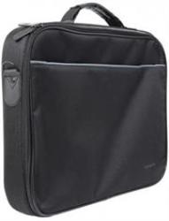 Volkano Enterprise Series Shoulder Bag for Notebooks up to 15.6" with Zippered Side Compartment