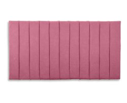 Tracy Panel Velvet Headboard - Pink - Double