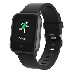 Volkano Smart Watch With Heart Rate Monitor - Serene Series - Black