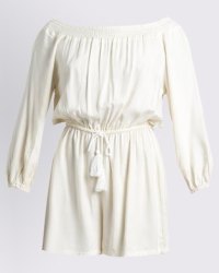 I Am Woman L.a Playsuit in Cream