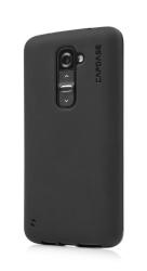 Capdase Solid Black Soft Jacket Shell Case For LG G2
