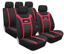 9 Piece Seat Cover Set - Super Speed - Red