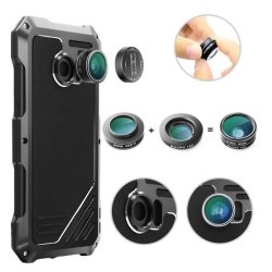 Shockproof Dirt-proof Waterproof Case Cover With Three Camera Lens For Samsung Galaxy S7 Edge G9350