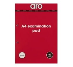 A4 Exam Pad 80-SHEET 10 Pack