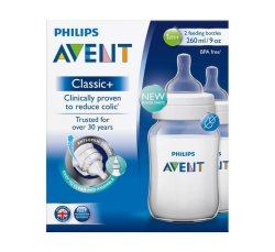 Avent 260ML 2PK Feeding Bottle Classic