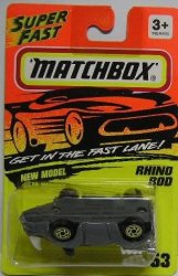 Matchbox Diecast Model Car 1994 No 53 Rhino Rod Rhinosaurus New In Pack