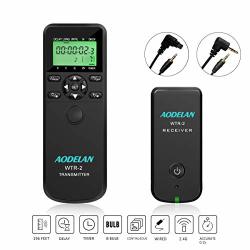 Camera Wireless Remote Control Timer Shutter Release With Intervalometer And Wired Release Cord For Canon Eos M6 Mark II 90D R 80D 77D 70D