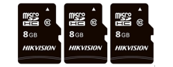 Hikvision 8GB Microsd Memory Card C1 Series - 3 Pack Bundle