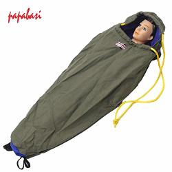 Rubyshopuu 1PCS Soldier Sleeping Bag For Barbie Boy Male Ken Boy Friend Doll Bag Sleeping G030