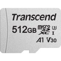 Transcend 300S Microsdxc Flash Drive With Adapter 512 Gb