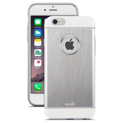 Moshi Iglaze Armour Metallic Case for iPhone 6 6s in Jet Silver