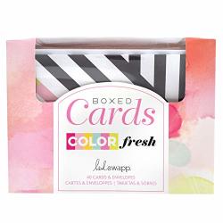Heidi Swapp 314569 Color Fresh-boxed Card Set 80 Piece Multi