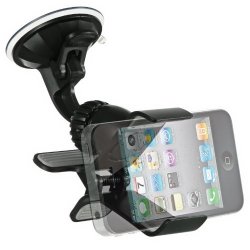 IMPORTER520 Clipper Car Mount Universal Vehicle Swivel Holder For Samsung Galaxy S4 IV S4 GT-I9500 Galaxy S3
