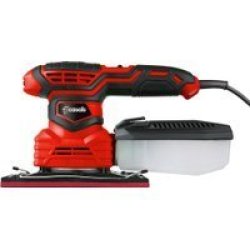Casals 3 In 1 Sander With 3 Velcro Sand Paper Sheets 200W Red