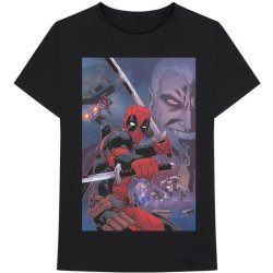 Marvel Deadpool Composite Mens Black T-Shirt XL
