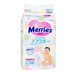 Merries, KAO Corporation, Made In Japan. Merries Diapers L Size 54 Sheets 19 30 Lbs