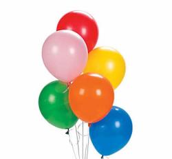 Black Duck Brand Set Of 600 Balloons - 9 Inch Latex rubber- Assorted Colors 600