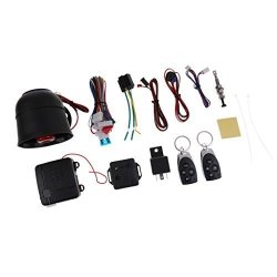 Monkeyjack Car Alarm Security System Remote Control Sensor Protection Warning Keyless Entry Set