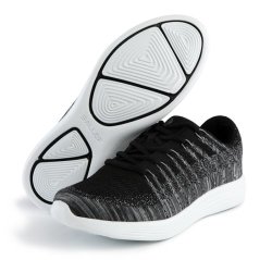 Mix Black Ballop Knit Sneakers For Men And Woman