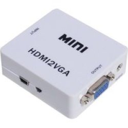 HDMI To Vga Converter Adapter White