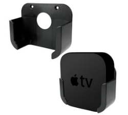 Tuff-Luv J8_27 Wall Mounted Tv Bracket Holder For Apple Tv 4TH 6TH Gen - Black