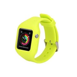 Nomsocr Sport Band For Apple Watch 38MM 42MM Soft Silicone Strap Replacement Iwatch Bands Wristband For Apple Watch Sport Series 1 Series 2 Series 3 Teal 38MM