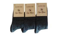 Charcoal Leisure Socks - 3 Pairs Per Pair