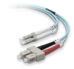 Belkin F2F402L7-05M-G 5M Lo Mmf Aqua Fo Cable Lc sc 50 125 10GB