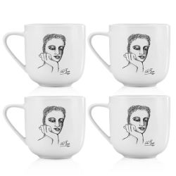 Carrol Boyes Mugs Set Of 4 - Just A Thought