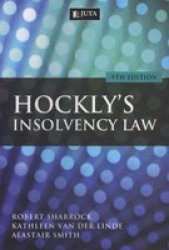 Hockly's Insolvency Law paperback 9th Ed