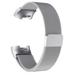 Killer Deals Stainless Steel Milanese Loop Strap Fitbit Charge 3 4 Sense M l - Silver - Strap Only Watch Excluded