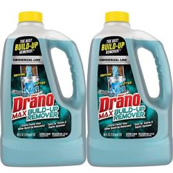 Drano Commercial Line Max Build-up Remover 64 Ounces 2-PACK