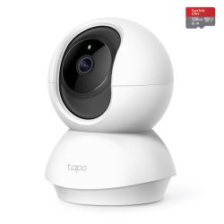 TP-link Tapo C200 Pan tilt Homesecurity Wifi Camera Two-way Audio & 128GB Micro-sd