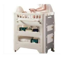 Pull-out Diaper-changing Table Multifunctional Bathroom Baby Care Desk Mat Storage Box Diaper Changing Rack