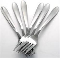 Catering 6 Piece Stainless Steel Dinner Table Forks Set Plain Design Printed On Handle Retail Box No Warranty Product Overview The Catering