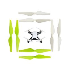 Colored Release Propellers Ccw cw Props Blades For Dji Tello Drone 4 Pairs White + Green