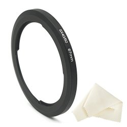 Camrebel 67MM Metal Filter Adapter For Canon Powershot SX530 Hs SX60 Hs SX50 Hs SX40 Is SX30 Is SX20 Is SX10 Is SX1 Is