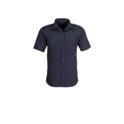 Us Basic Mens Short Sleeve Kensington Shirt Navy Size 5XL
