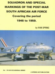 Squadrons And Special Markings Of The Post-war Sou 9780620188073