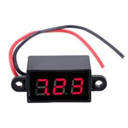 3.5-30v Digital Mini Waterproof Voltmeter - E0997 - Red