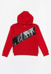 Guess Boys Active Hooded Top - RED1