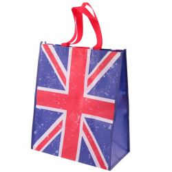 Durable Union Flag Design Shopping Bag