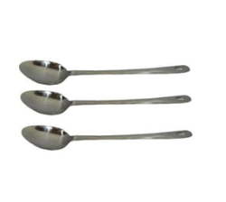 Serving Spoon Solid 34CM 14 Inch 3PC Long Handle With Hole - Kitchen Essentials