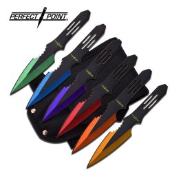 Perfect Point PP-595-6MC Throwing Knife Set