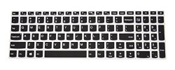 Pcprofessional Black Ultra Thin Silicone Gel Keyboard Cover For Lenovo Ideapad 510 15.6"IDEAPAD 110 15.6"IDEAPAD 310 15.6" Lenovo Flex 4 15.6" Laptop Please Compare Layout And Model